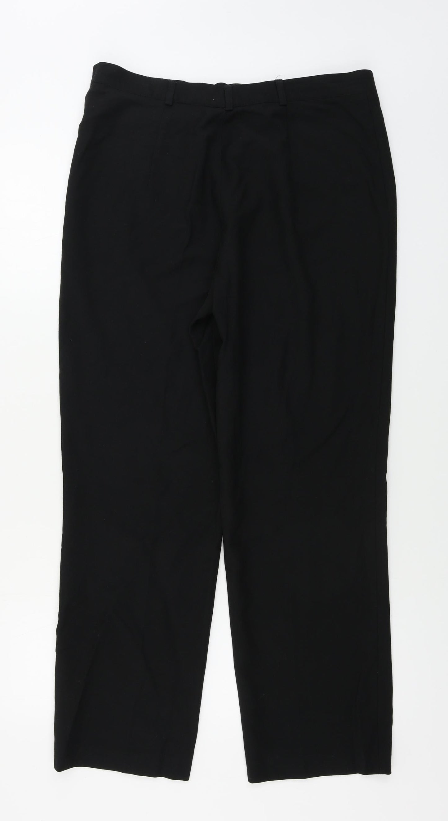 Womens UK Size 12 LUCIA Regular Fit  Black Trousers
