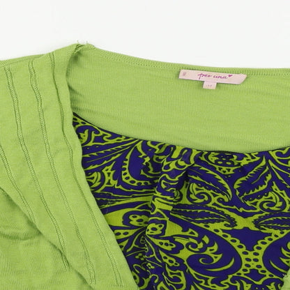 Womens UK Size 12 Marks and Spencer Green Cardigan Jumper
