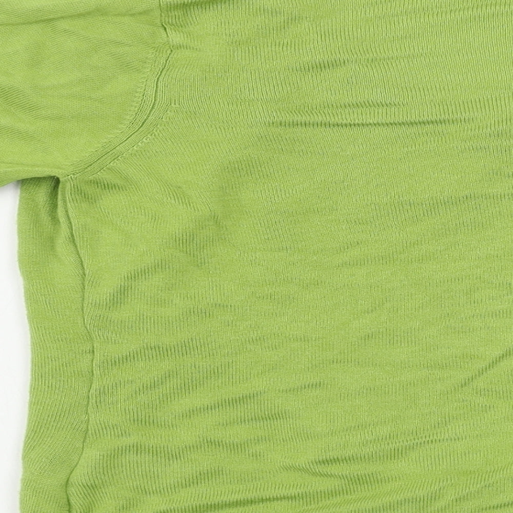 Womens UK Size 12 Marks and Spencer Green Cardigan Jumper