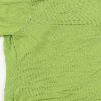 Womens UK Size 12 Marks and Spencer Green Cardigan Jumper