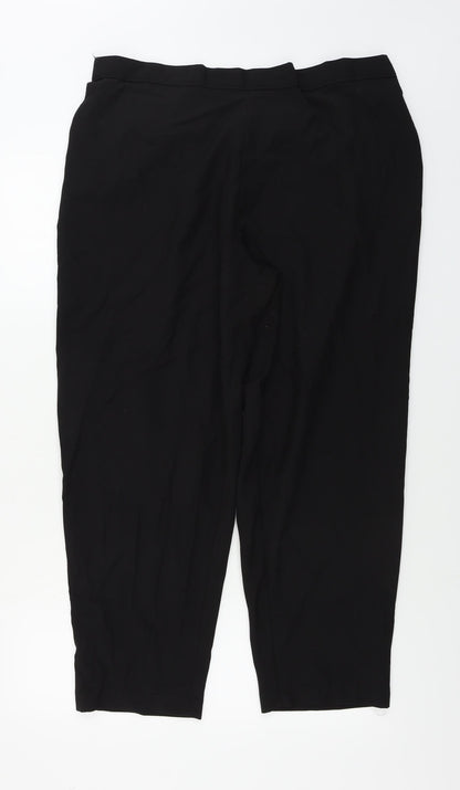 Womens UK Size 36 in Preworn Regular Fit  Black Trousers
