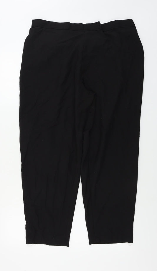 Womens UK Size 36 in Preworn Regular Fit  Black Trousers