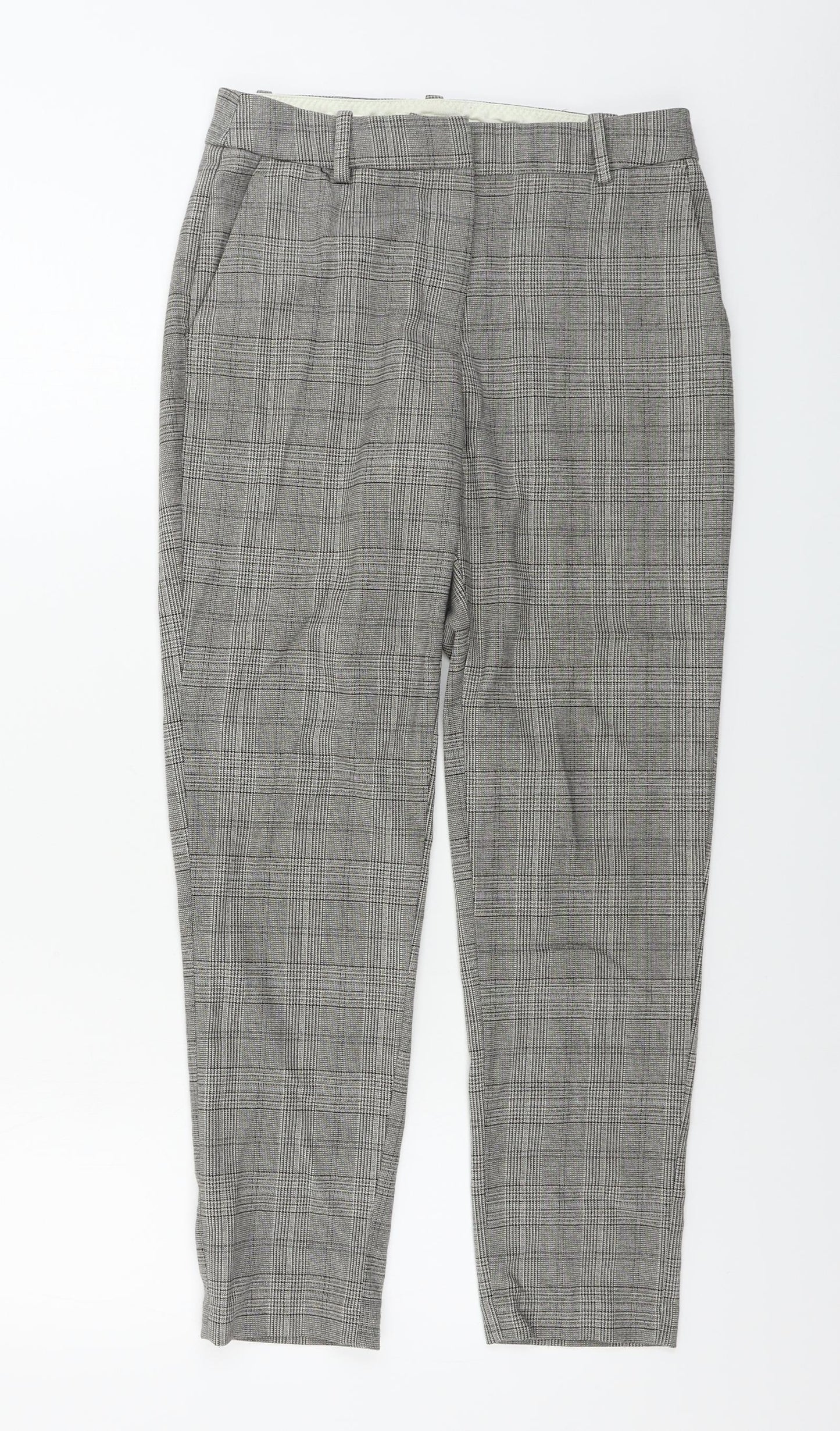 Womens UK Size 6 H&M Regular Fit  Grey Trousers