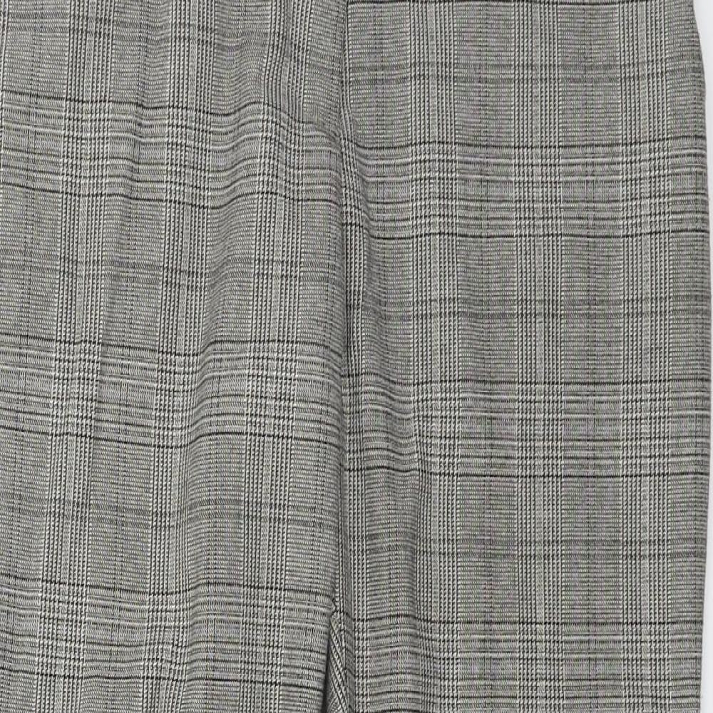 Womens UK Size 6 H&M Regular Fit  Grey Trousers