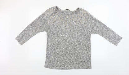 TU Womens Grey   Basic T-Shirt Size 8