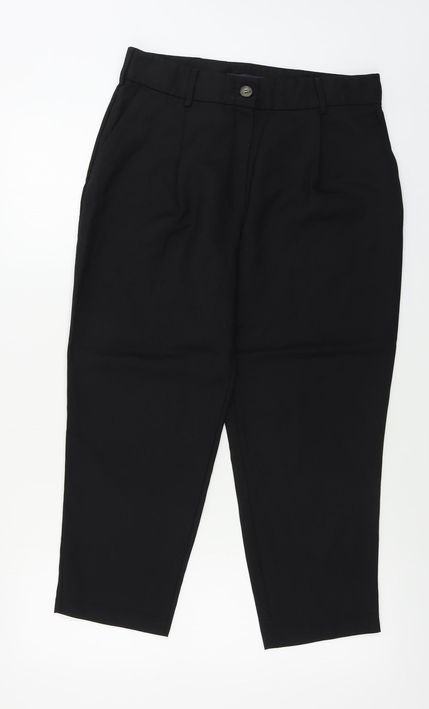 Womens UK Size 10 Marks and Spencer Regular Fit  Blue Trousers