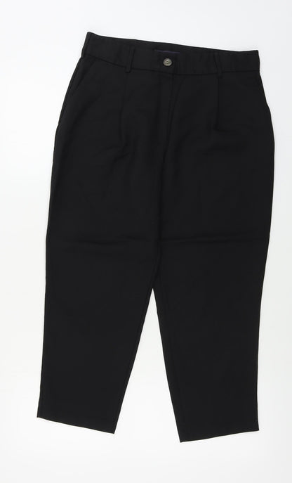 Womens UK Size 10 Marks and Spencer Regular Fit  Blue Trousers