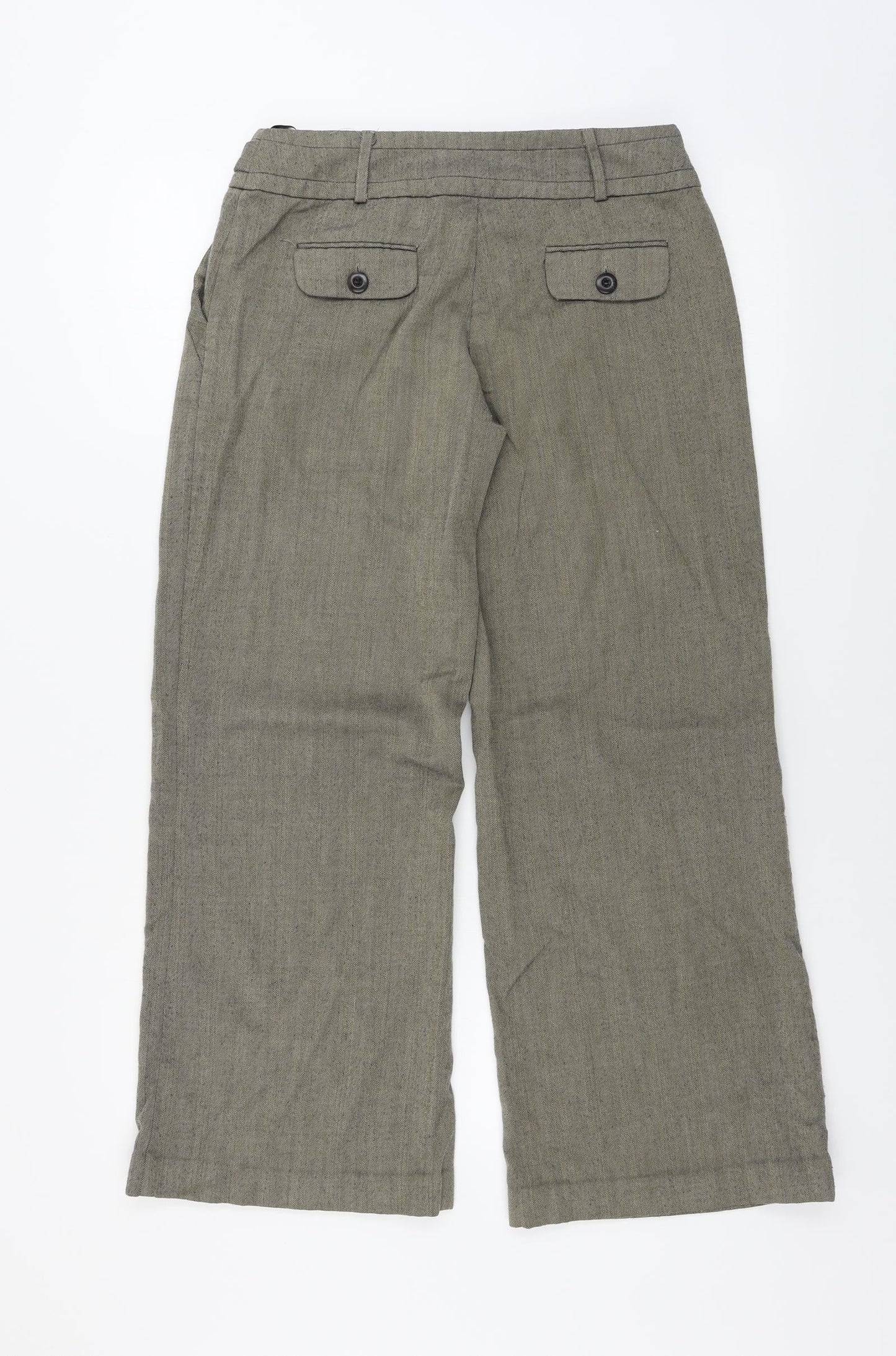 Womens UK Size 8 F&F Regular Fit  Beige Trousers