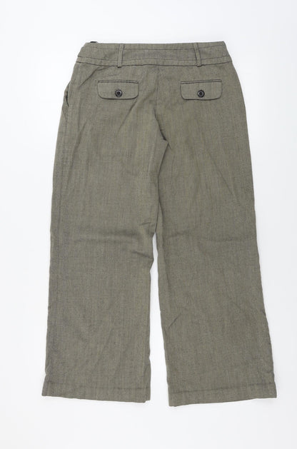Womens UK Size 8 F&F Regular Fit  Beige Trousers