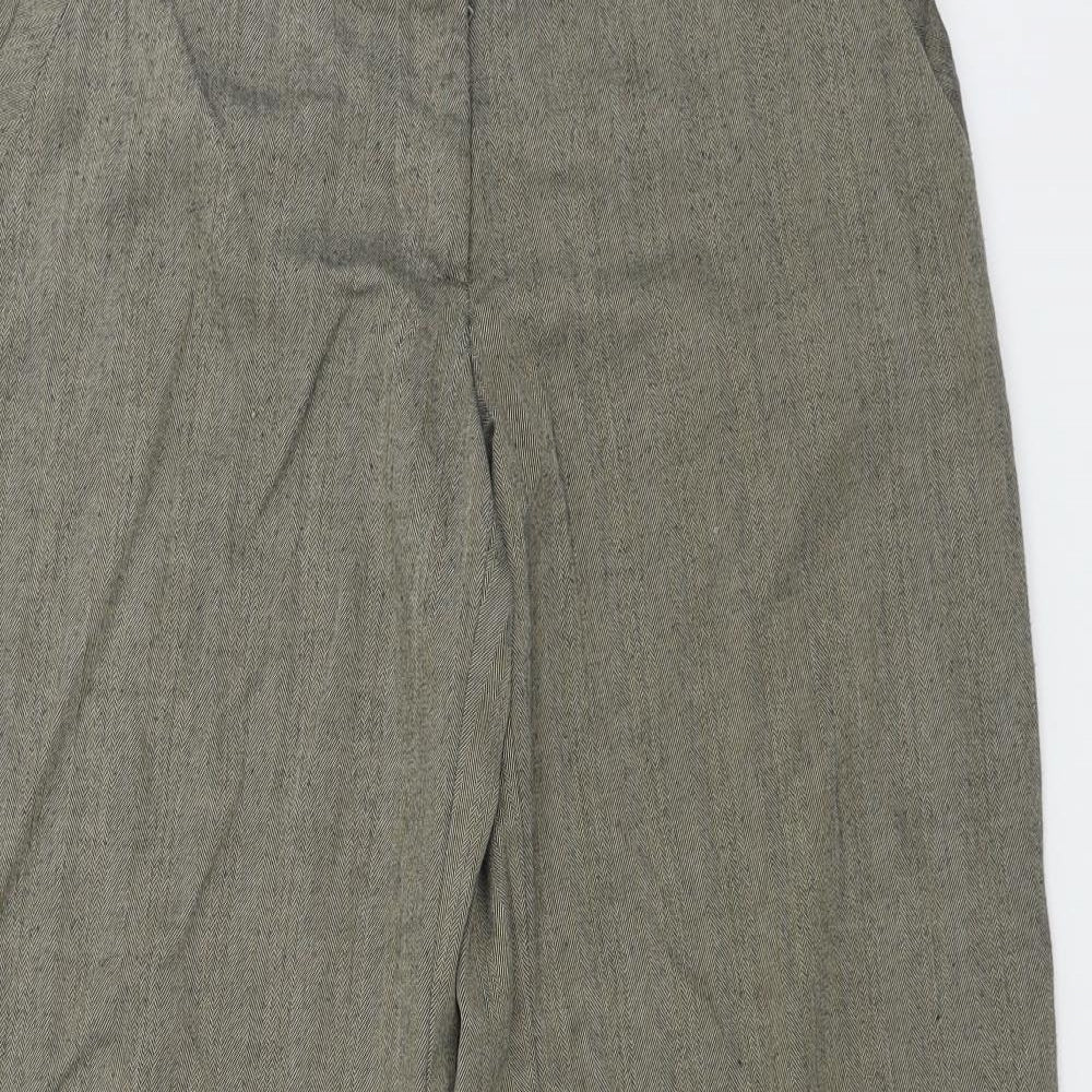 Womens UK Size 8 F&F Regular Fit  Beige Trousers