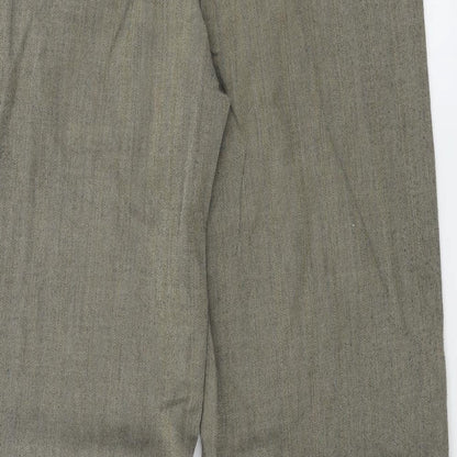 Womens UK Size 8 F&F Regular Fit  Beige Trousers