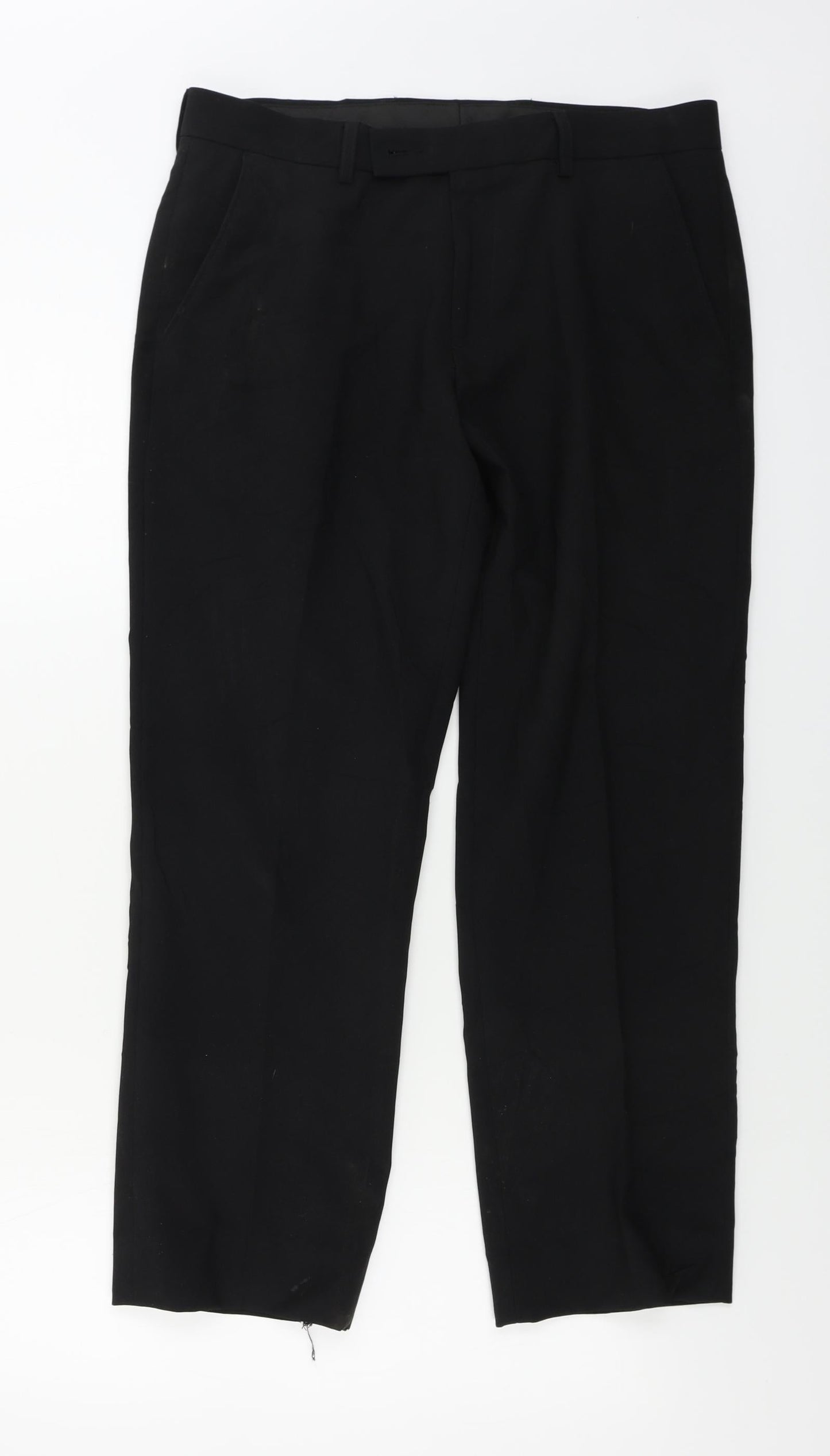 George  Mens Black   Trousers  Size 32 in L29 in