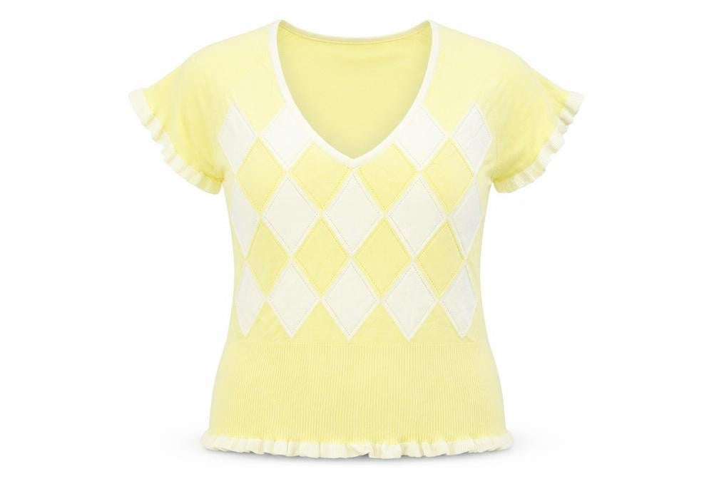 Womens UK Size 18 NEXT Yellow Pullover Jumper