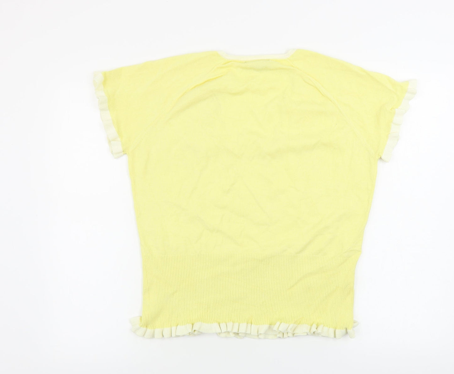 Womens UK Size 18 NEXT Yellow Pullover Jumper