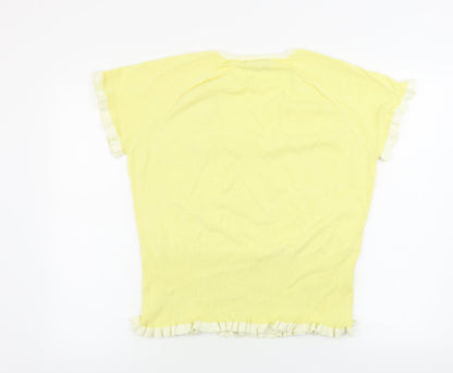 Womens UK Size 18 NEXT Yellow Pullover Jumper