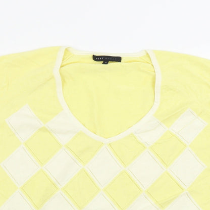 Womens UK Size 18 NEXT Yellow Pullover Jumper