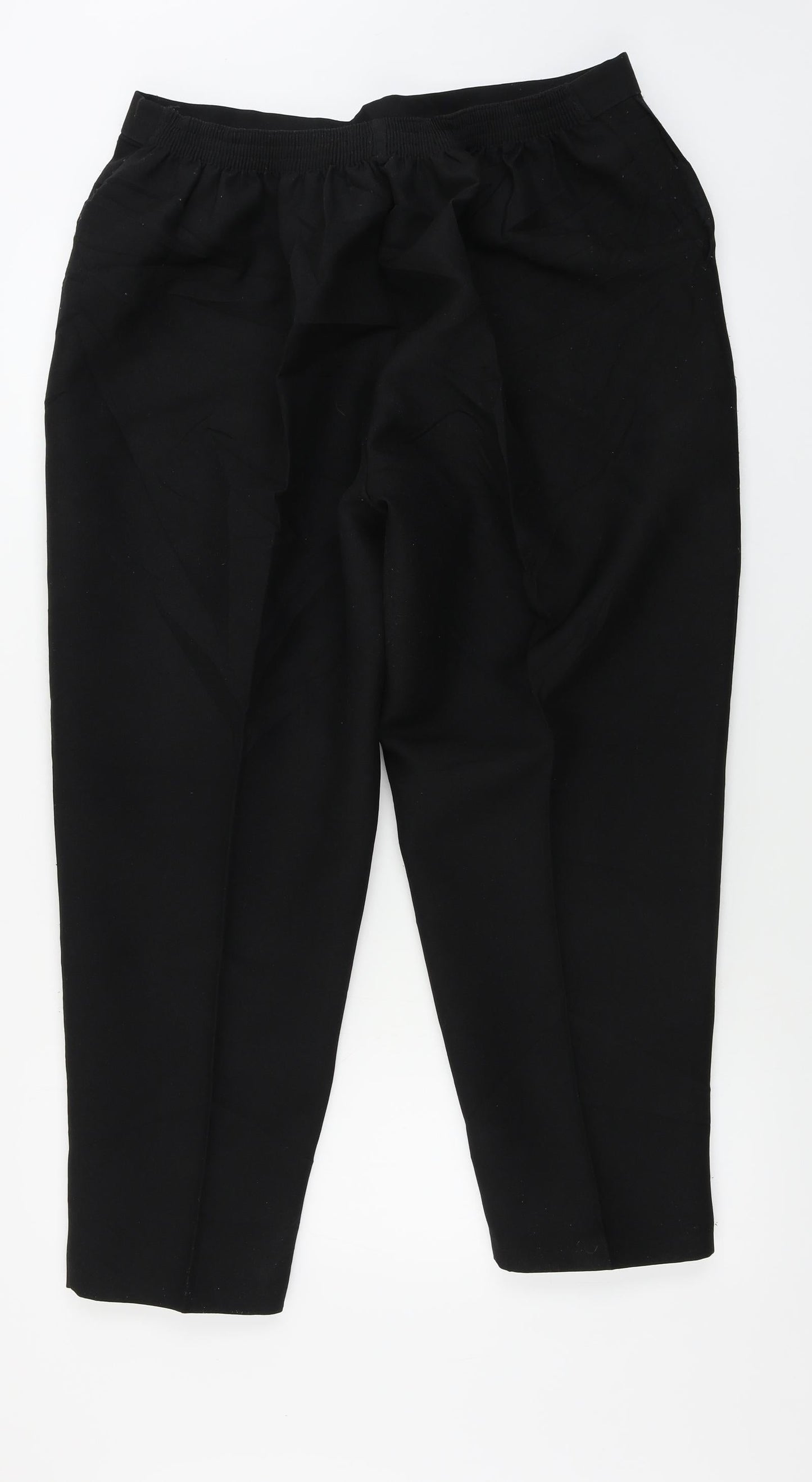 Womens UK Size 34 in Saira of Manchester Regular Fit  Black Trousers
