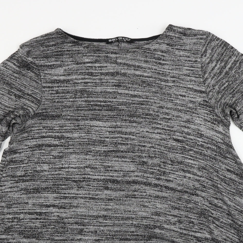 Select  Womens Grey   Jumper Dress  Size 8