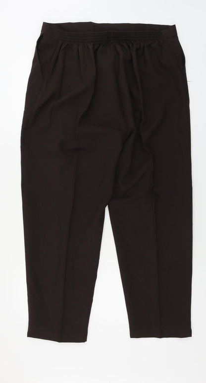 Womens UK Size 26 NSF Regular Fit  Brown Trousers