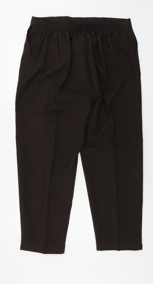 Womens UK Size 26 NSF Regular Fit  Brown Trousers