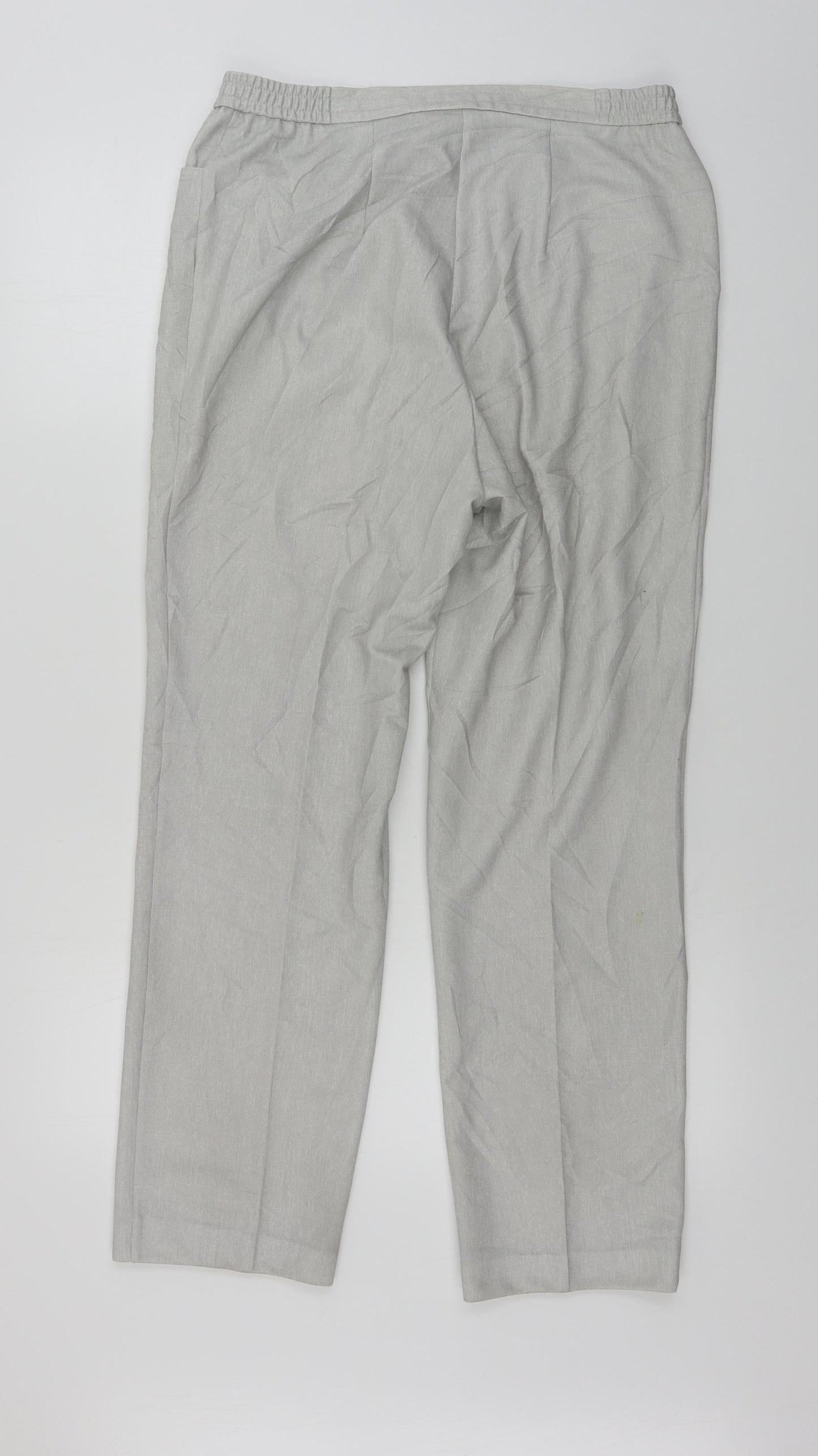 Womens UK Size 12 Finnkarelia Regular Fit  Grey Trousers