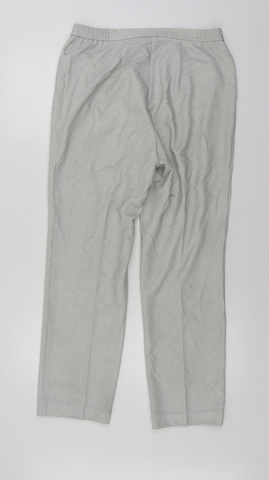 Womens UK Size 12 Finnkarelia Regular Fit  Grey Trousers