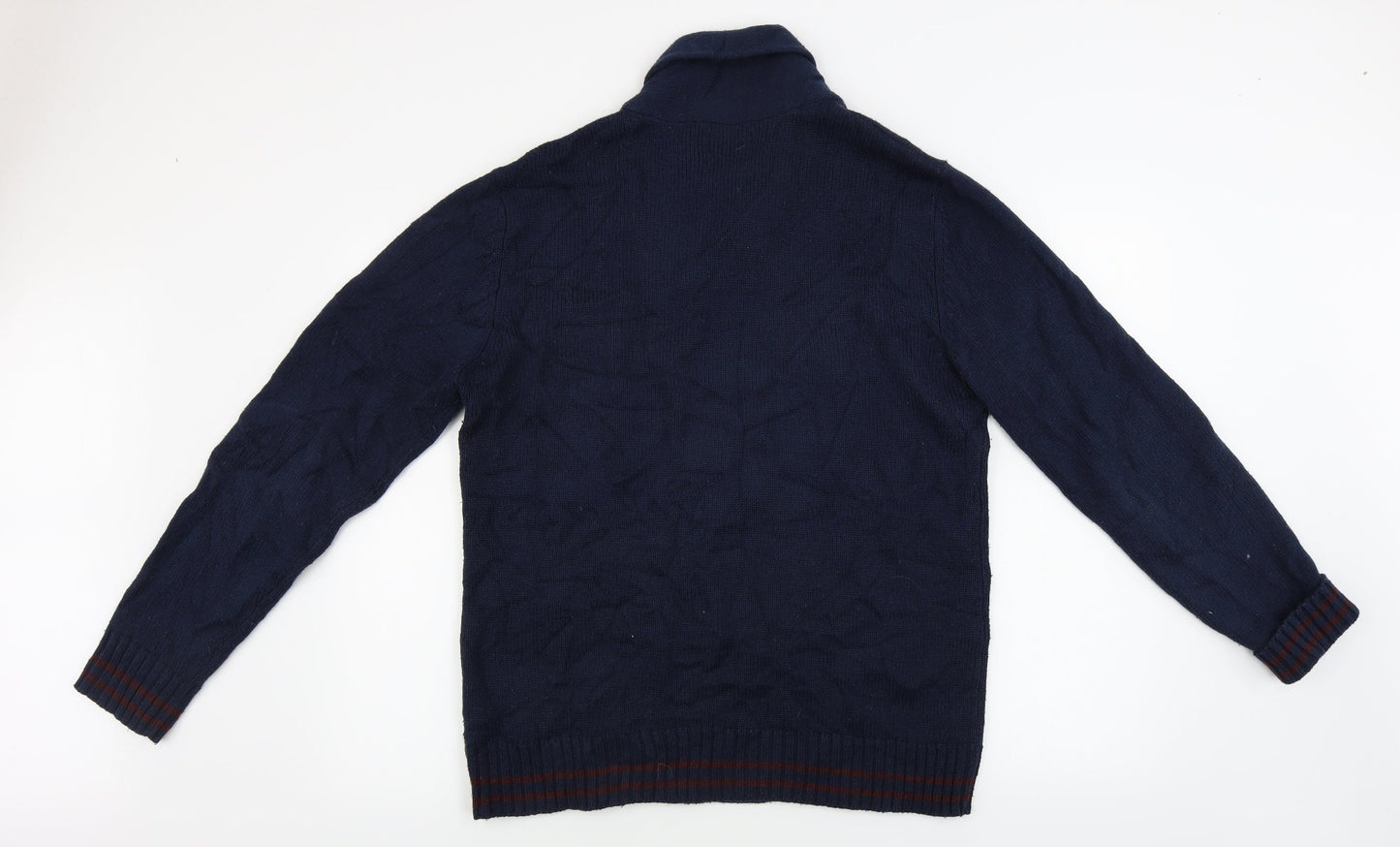 Ambrose Mens Blue   Pullover Jumper Size L