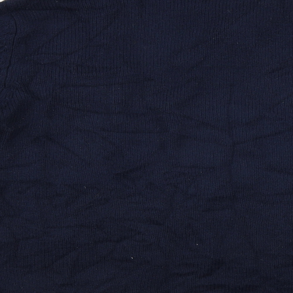 Ambrose Mens Blue   Pullover Jumper Size L