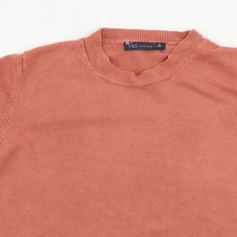 Womens UK Size 12 Marks and Spencer Brown Pullover Jumper