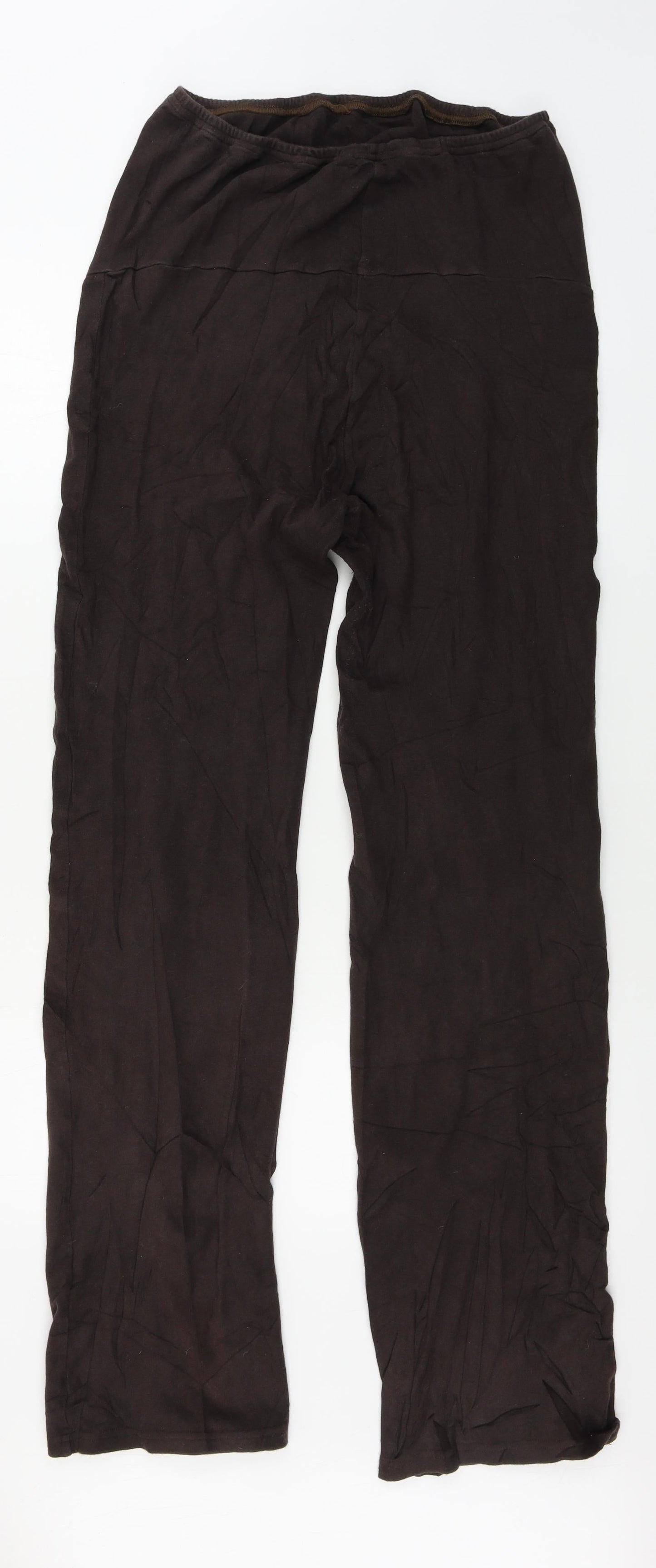 Womens UK Size XL Preworn Regular Fit  Brown Trousers