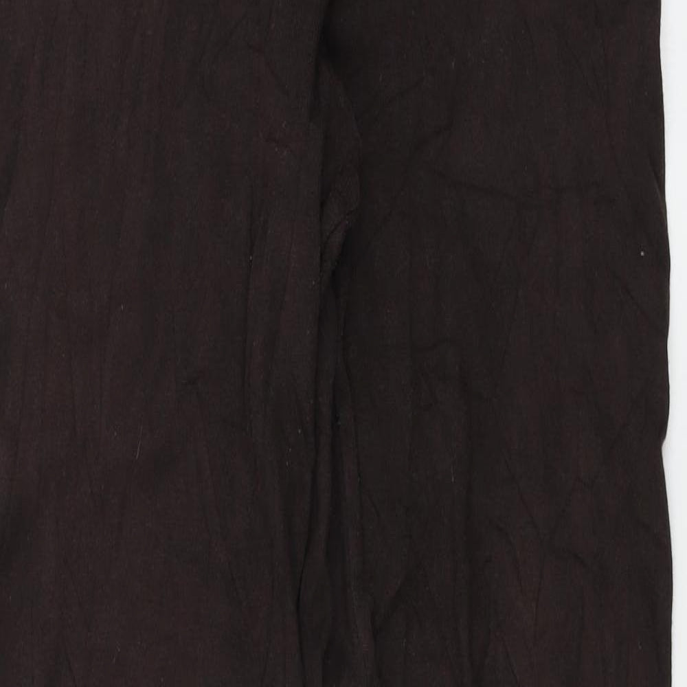 Womens UK Size XL Preworn Regular Fit  Brown Trousers