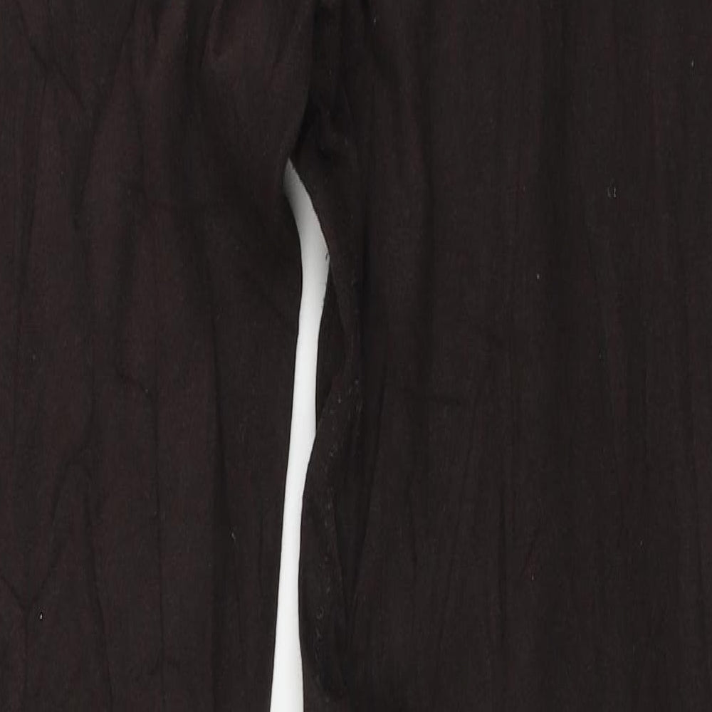 Womens UK Size XL Preworn Regular Fit  Brown Trousers
