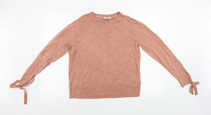 Womens UK Size 12 Marks and Spencer Orange Pullover Jumper