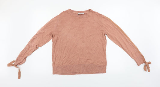 Womens UK Size 12 Marks and Spencer Orange Pullover Jumper