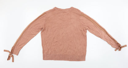 Womens UK Size 12 Marks and Spencer Orange Pullover Jumper