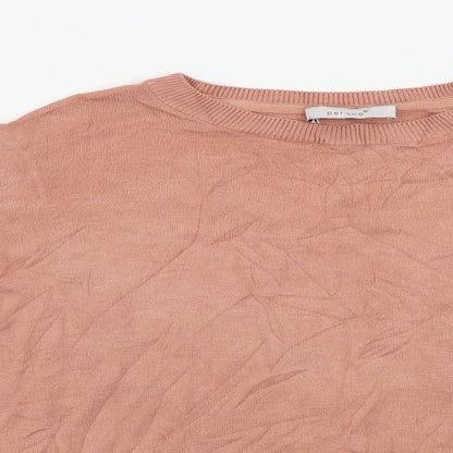 Womens UK Size 12 Marks and Spencer Orange Pullover Jumper