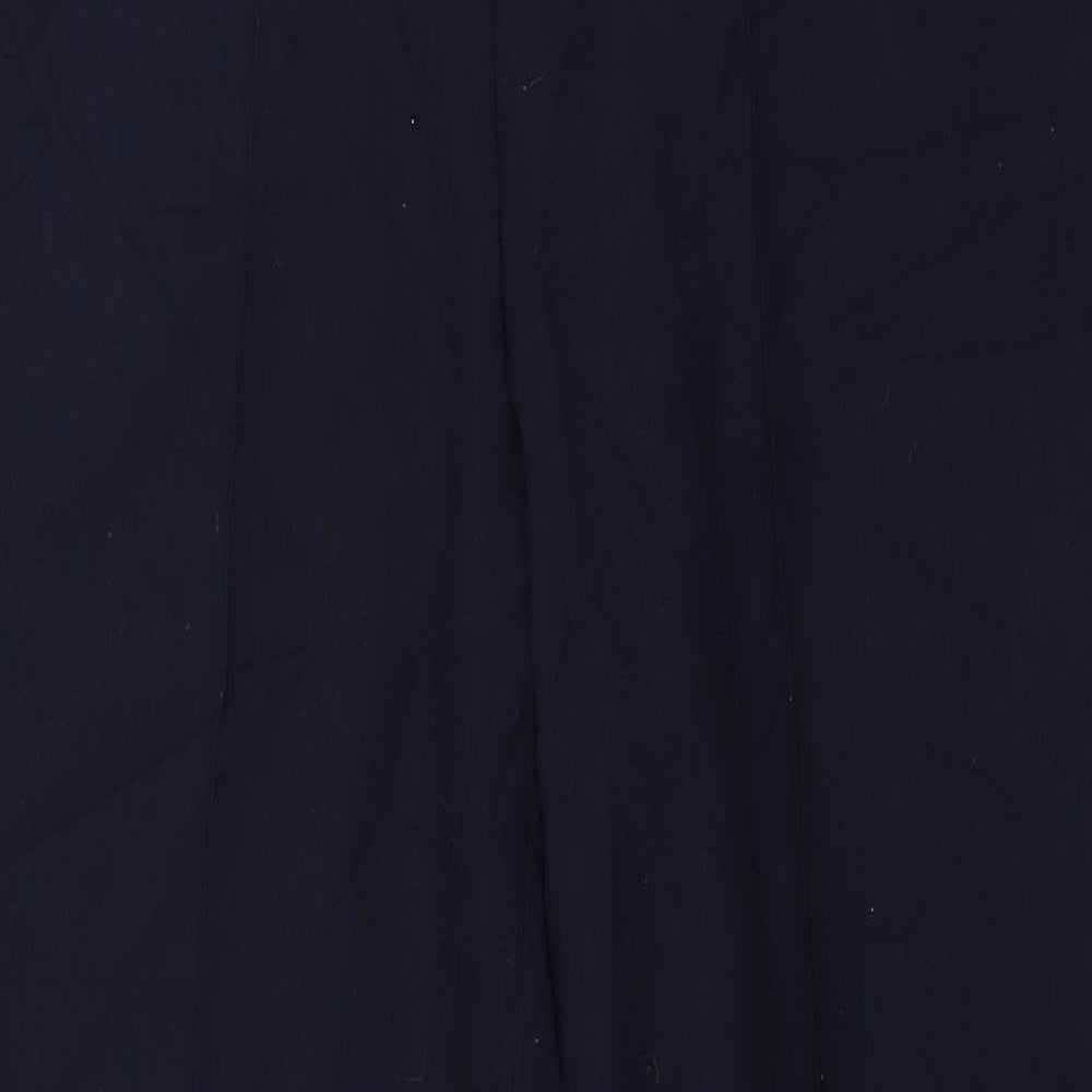 Womens UK Size 12 Preworn Regular Fit  Blue Trousers