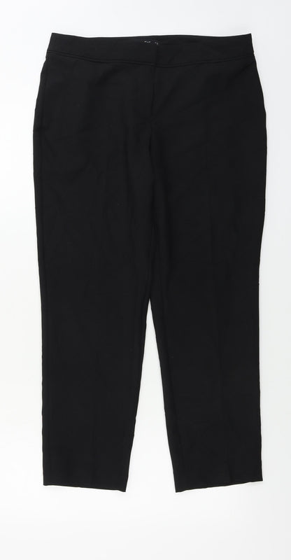 F&F  Womens Black   Trousers  Size 10 L24 in