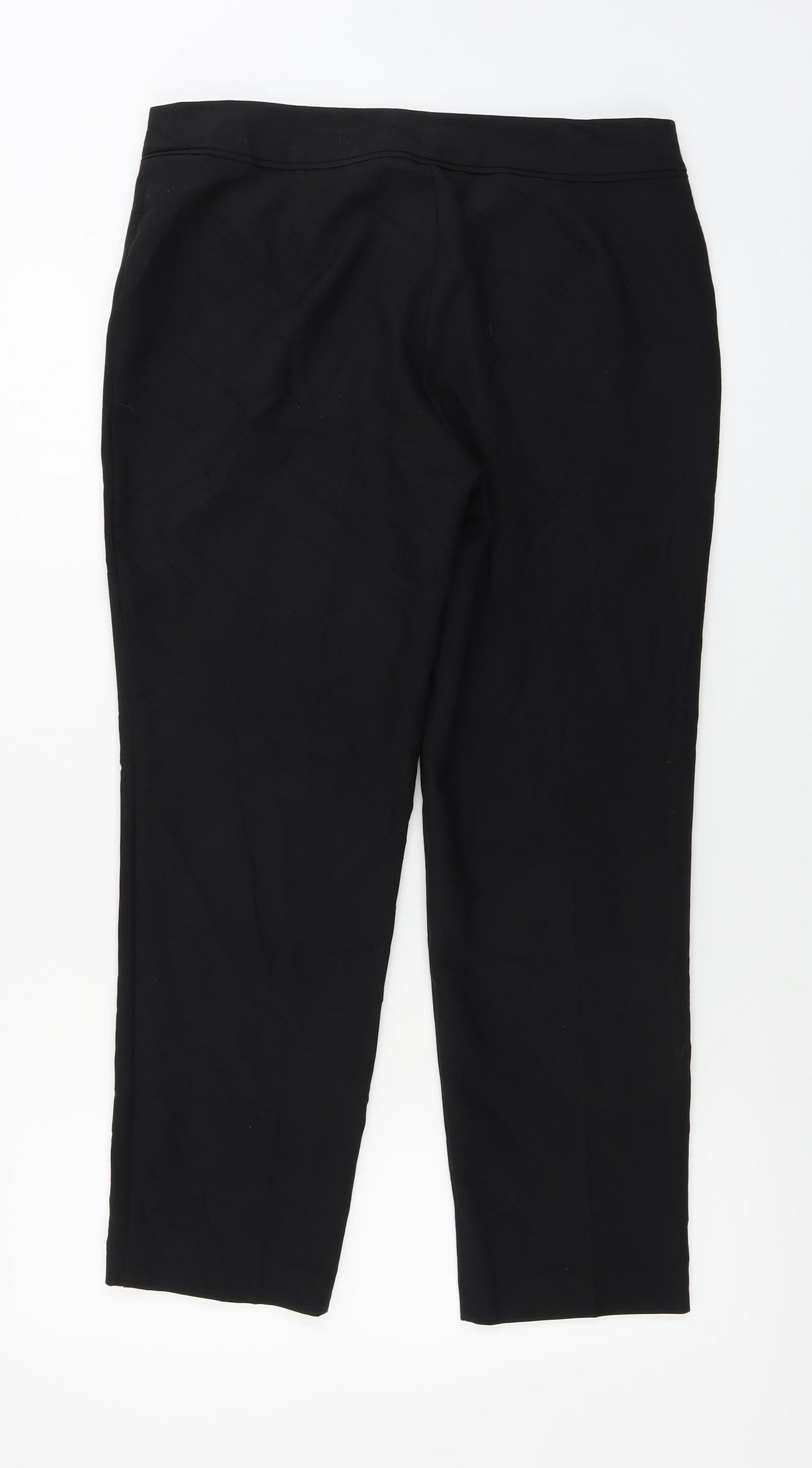 F&F  Womens Black   Trousers  Size 10 L24 in