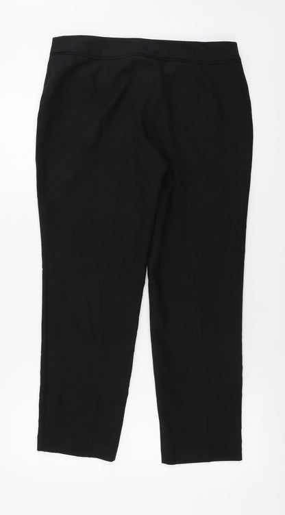 F&F  Womens Black   Trousers  Size 10 L24 in