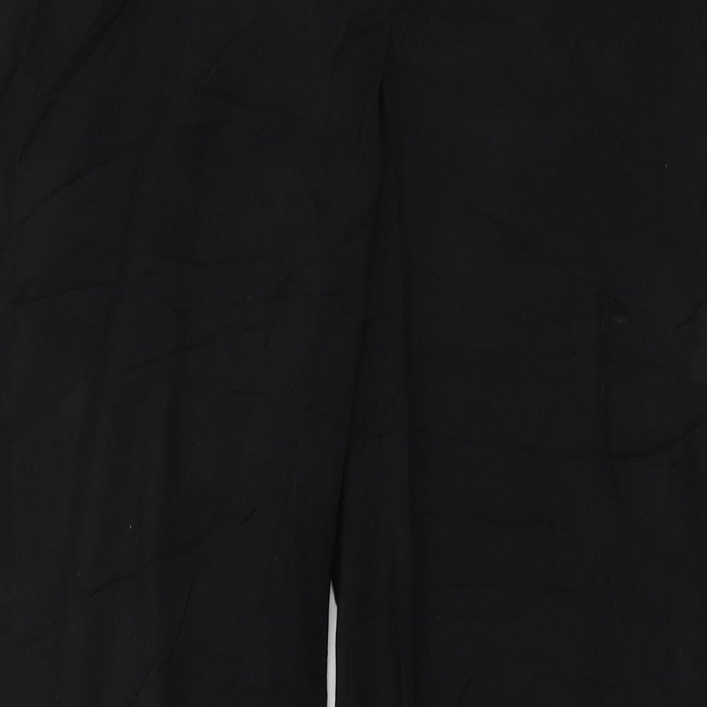 Womens UK Size 10 Marks and Spencer Regular Fit  Black Trousers
