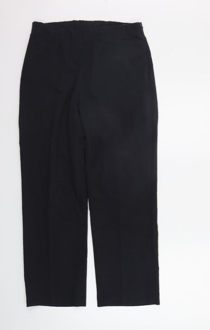 leuggi Womens Black   Trousers  Size 10 L27 in
