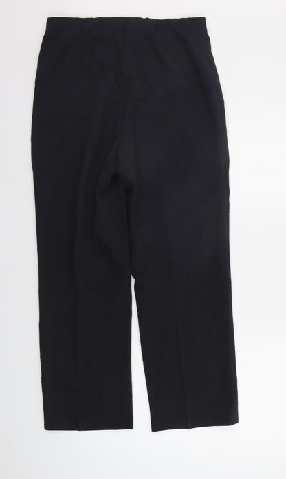 leuggi Womens Black   Trousers  Size 10 L27 in