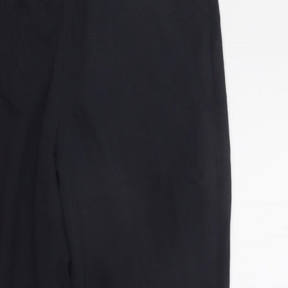 leuggi Womens Black   Trousers  Size 10 L27 in