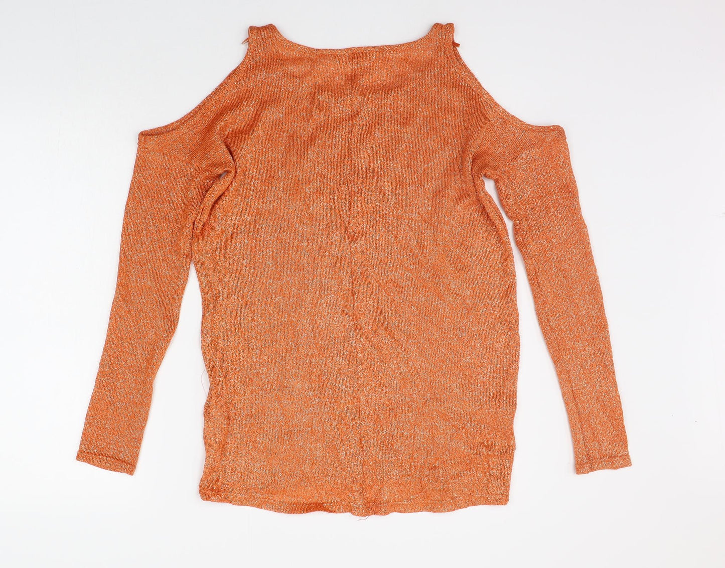 Womens UK Size 10 NEXT Orange Pullover Jumper