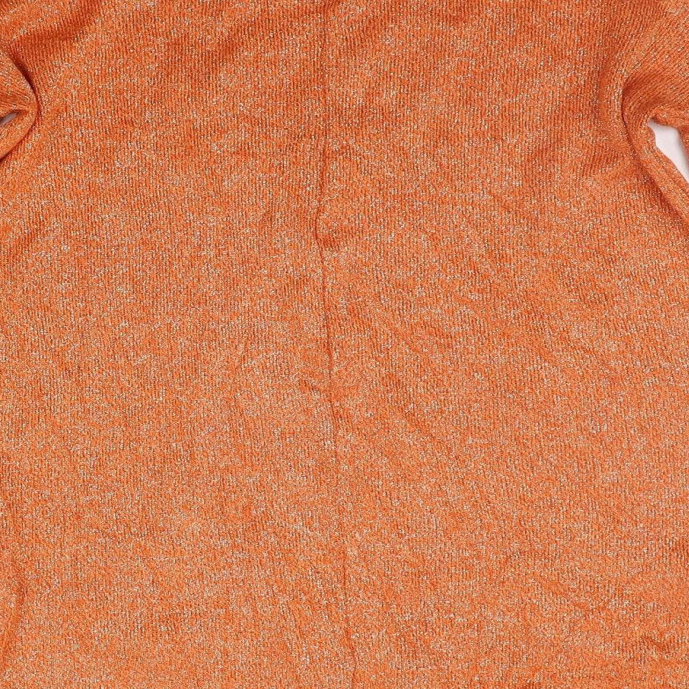 Womens UK Size 10 NEXT Orange Pullover Jumper