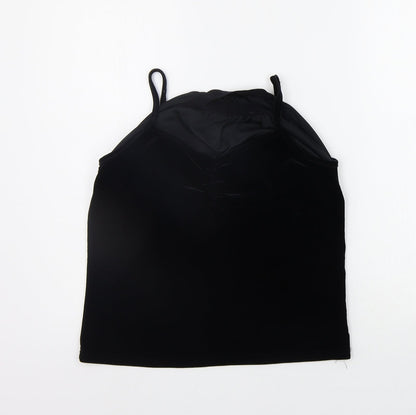 Womens UK Size M OPUS Black Basic Tank