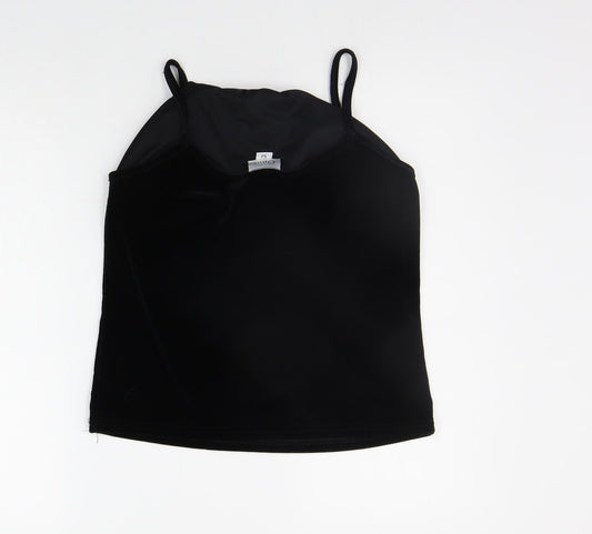 Womens UK Size M OPUS Black Basic Tank
