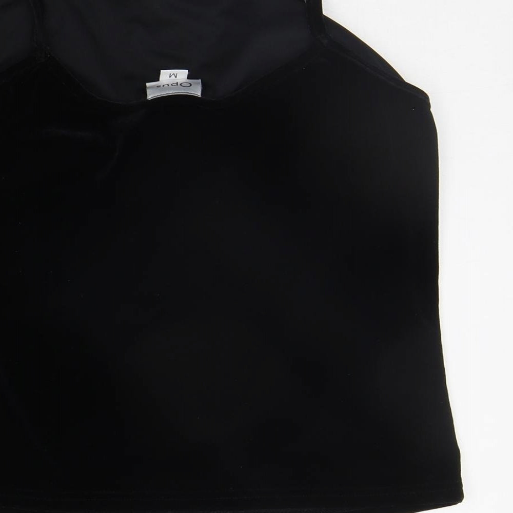 Womens UK Size M OPUS Black Basic Tank