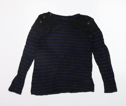 Womens UK Size S Gap Blue Basic T-Shirt